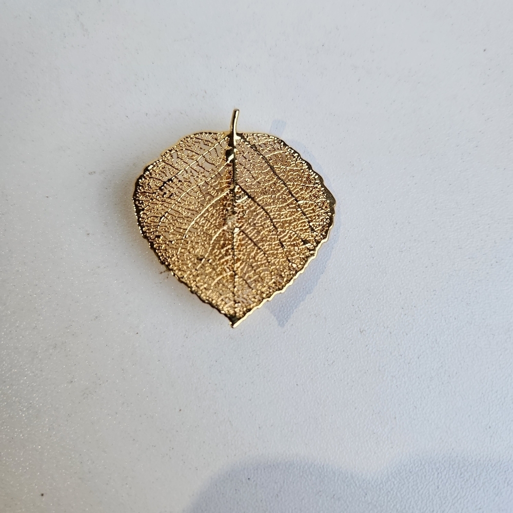 Gold Leaf Pendant